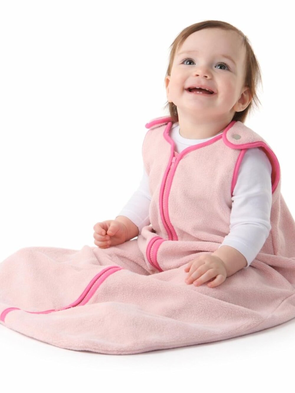 Baby Deedee Sleep Nest Fleece in Sweet Pink
